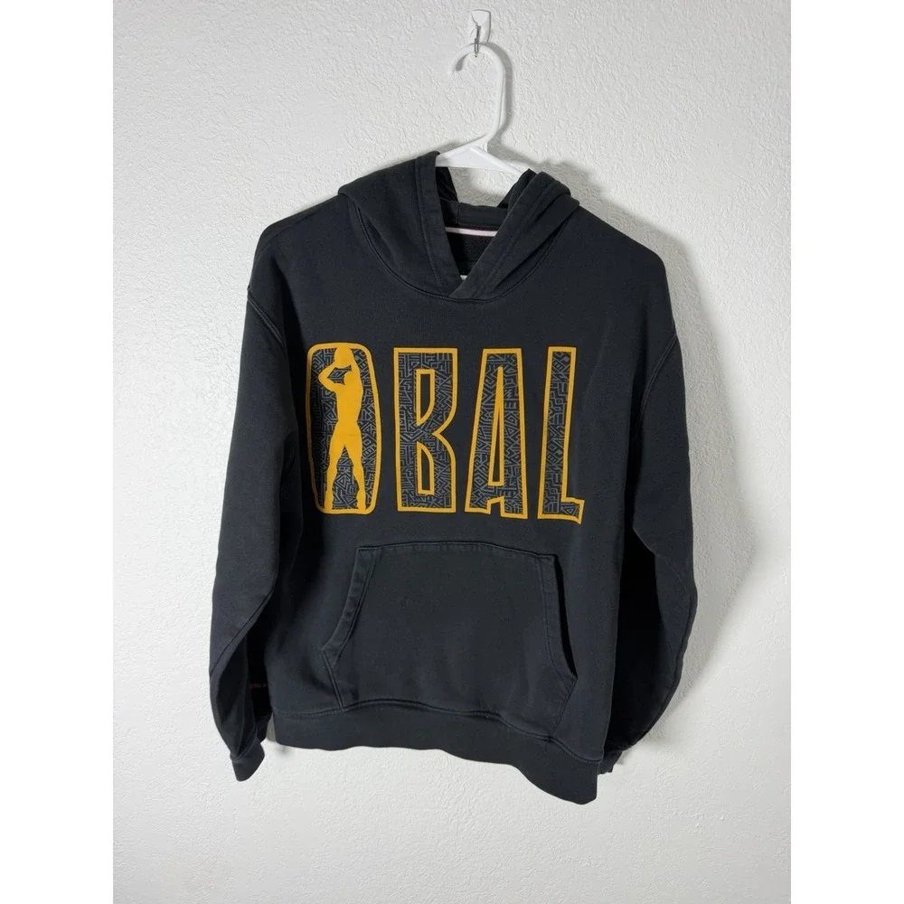 Basketball Africa League Sweatshirt Mens Small Black Nike Jordan Hoodie Pullover